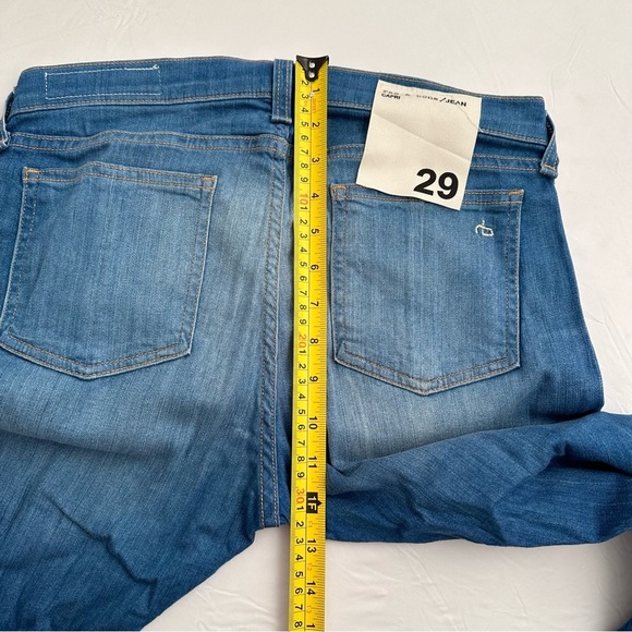 Rag and Bone capri skinny blue jeans in Clean Kilbowie 29 - Picture 13 of 13
